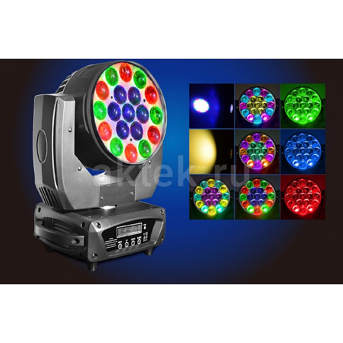 Вращающаяся голова INVOLIGHT LEDMH1915ZW 3