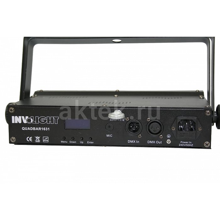 Светодиодная цветомузыка INVOLIGHT QUADBAR1631 2