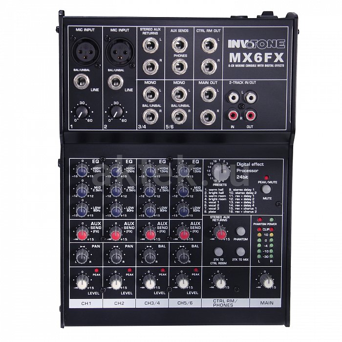 Микшерный пульт Invotone MX6FX 3