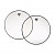 Пластик однослойный REMO BD-0314-00- DIPLOMAT 14`` CLEAR