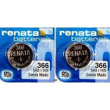 Часовая батарейка RENATA SR1116S 366 2
