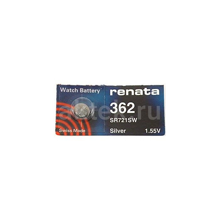 Часовая батарейка RENATA SR721SW 362 3