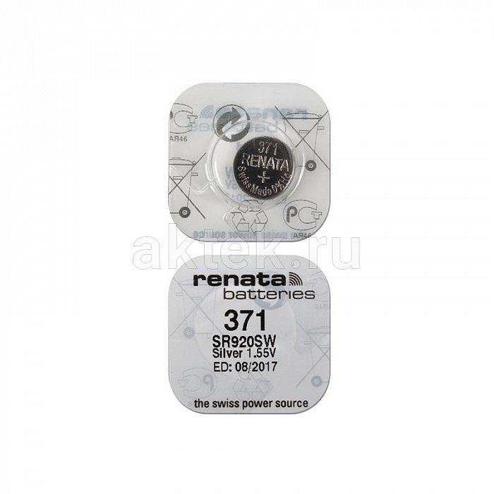 Часовая батарейка RENATA SR920SW 371 4