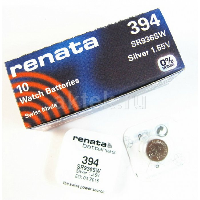Часовая батарейка RENATA SR936SW 394 4
