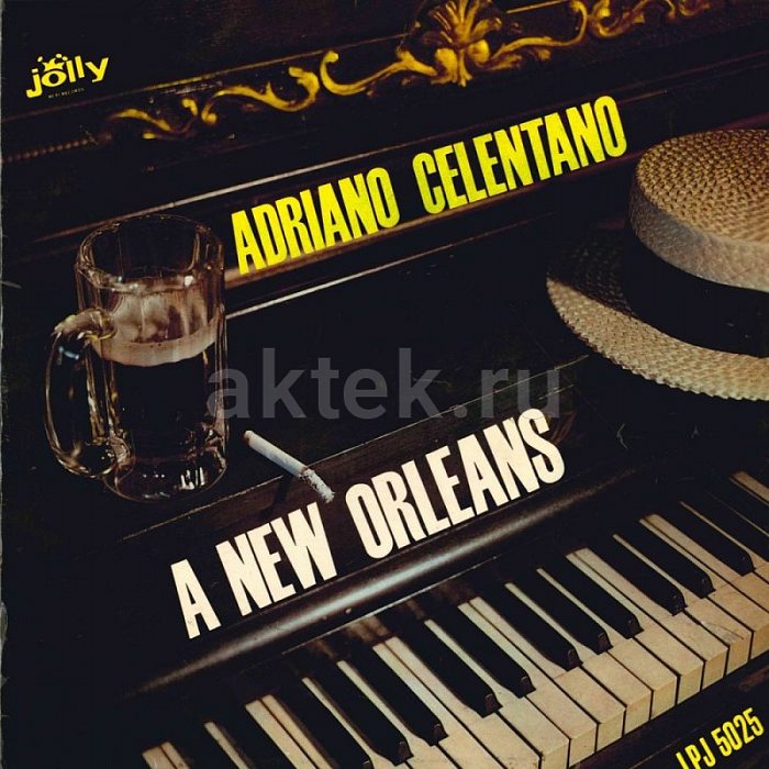 Виниловая пластинка ADRIANO CELENTANO - A NEW ORLEANS 180 GRAM BLACK VINYL 12"