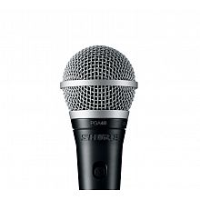 Shure PGA48-XLR динамический кардиоидный вокальный микрофон с кабелем XLR–XLR