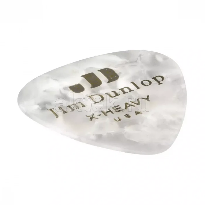 Dunlop 483P04XH Celluloid White Pearloid Extra медиаторы, целлулоид, extra heavy 2
