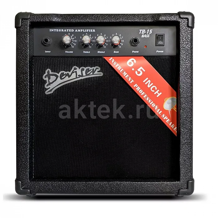 Deviser TB-15 транзисторный басовый комбо, 15 Вт, 6,5″