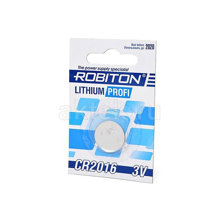 Батарейка таблетка ROBITON PROFI R-CR2016 2