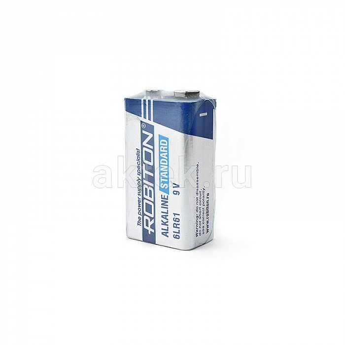 Батарея крона ROBITON STANDARD 6LR61 2