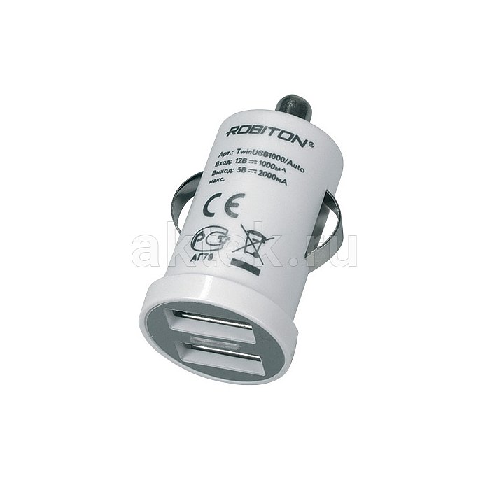 Блок питания ROBITON TwinUSB1000/Auto 2