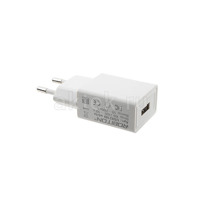 Блок питания ROBITON USB2100 white 2