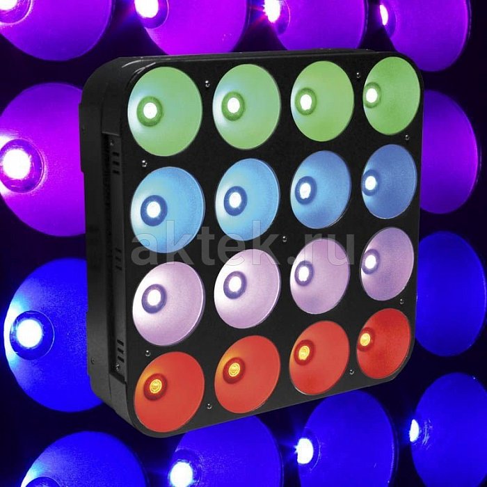 Светодиодная RGB панель Ross Matrix COB blinder 16х30W 3