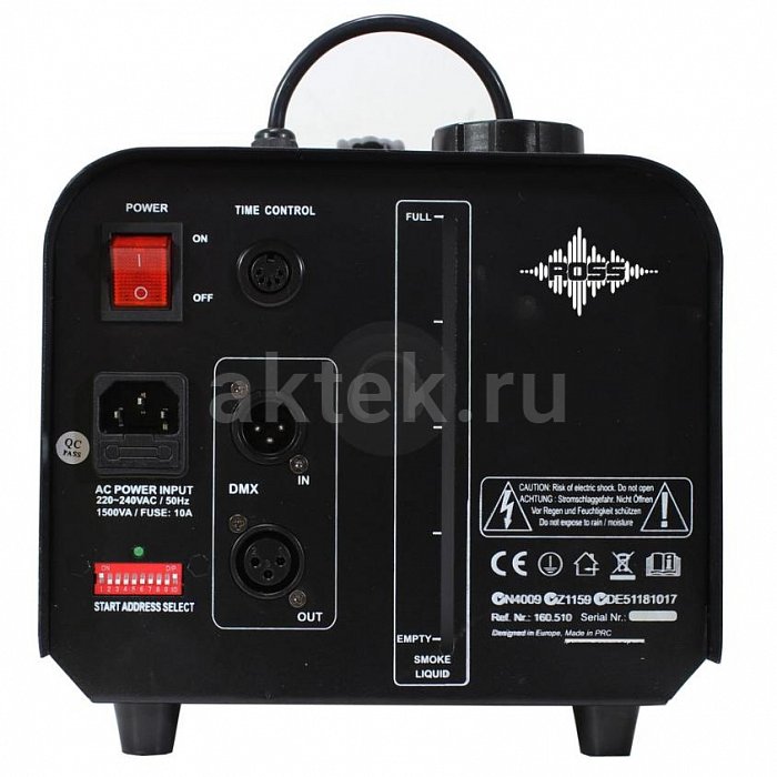 Генератор тумана Ross Storm Haze 1500 DMX 2
