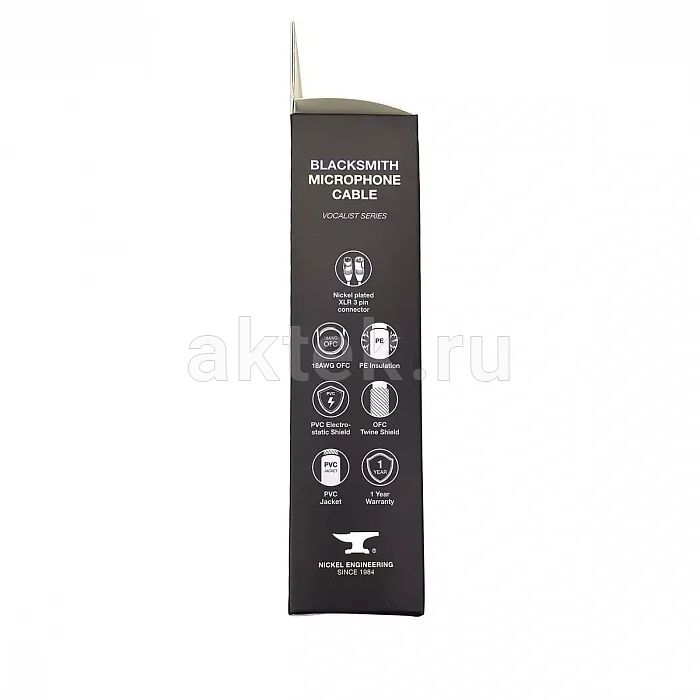 BlackSmith Microphone Cable Vocalist Series 19.7ft микрофонный кабель XLR 3