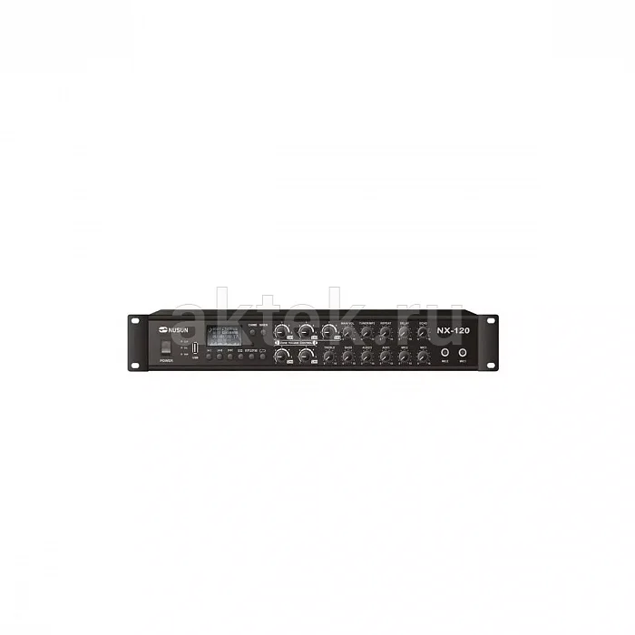 Nusun NX-120 трансляционный усилитель, 120 Вт, USB 2