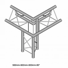 Dura Truss DT 23 C31-ULDR угловая секция фермы, 90°