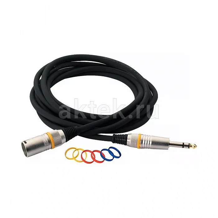Rockcable RCL30383 D7 M BA кабель XLR–Jack 6.3 мм