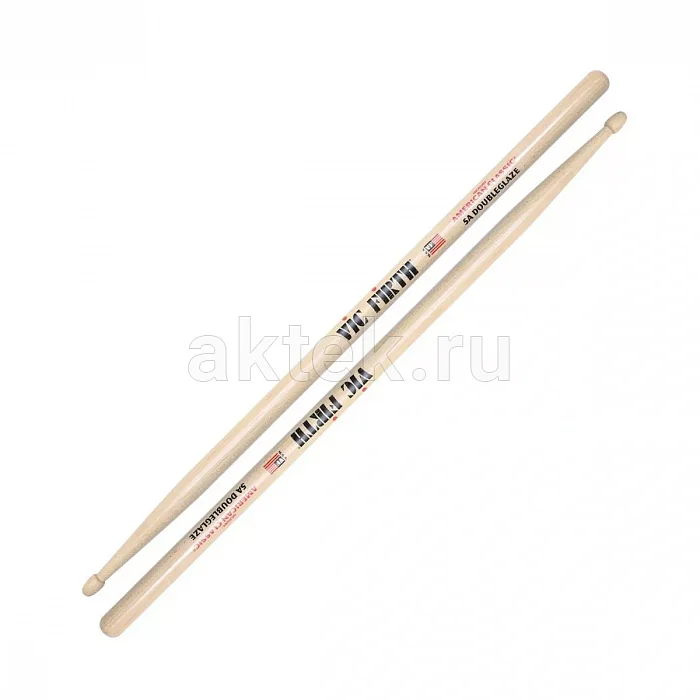 Vic Firth 5ADG DoubleGlaze барабанные палочки, орех, деревянный наконечник 2