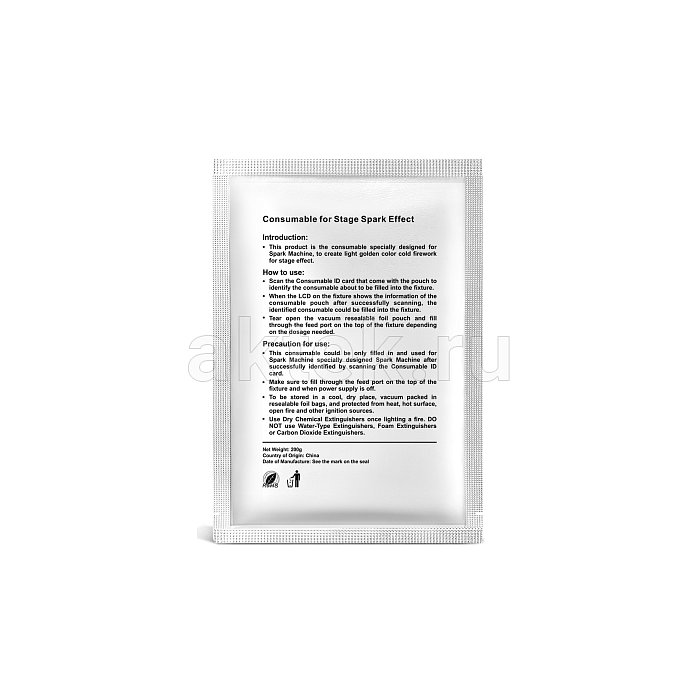 Порошок для генераторов холодных искр DJPower PRO-K Spark Seed 2