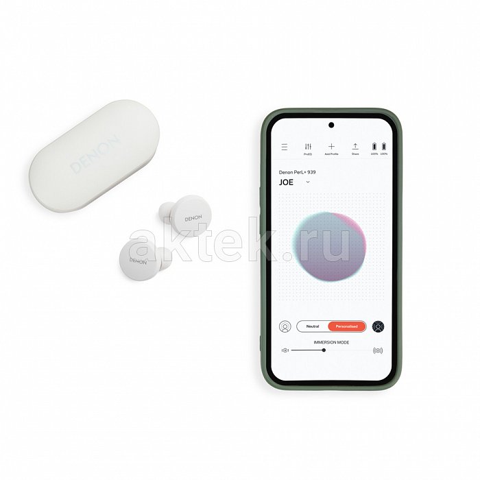DENON PerL White беспроводные наушники 5