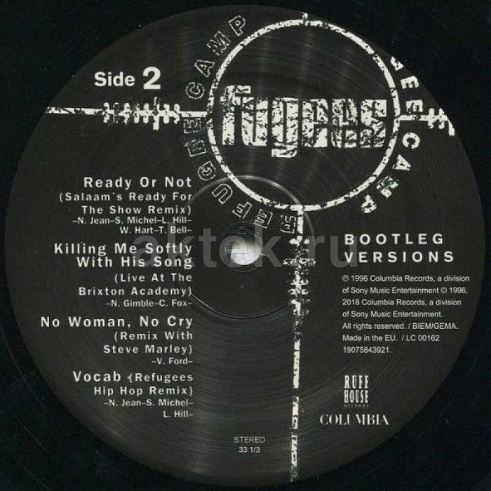 Виниловая пластинка FUGEES - REFUGEE CAMP 180 GRAM BLACK VINYL 12" 4