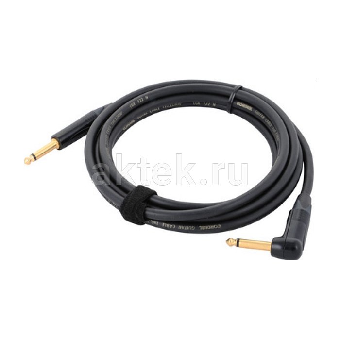 Cordial CSI 6 PR-GOLD гитарный кабель угловой моно-джек 6,3