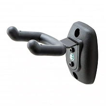 K&M 16590-000-55 настенный держатель укулеле, стальной, чёрный