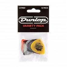 Dunlop PVP101 Variety 12Pack медиаторы, tortex, средние, 12 шт