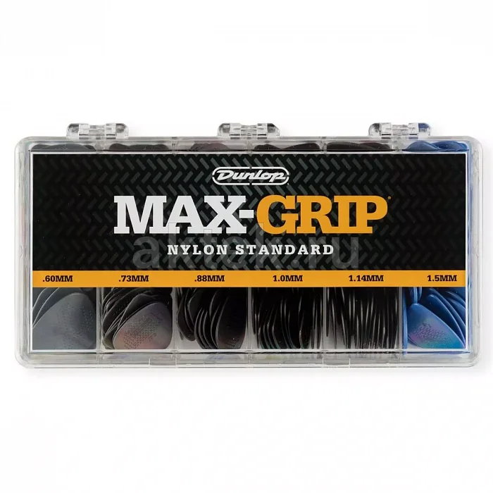Dunlop 4491 Max-Grip Nylon Standard Display набор медиаторов, нейлон