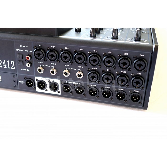 S-Track Hippo D2412 цифровой микшерный пульт. 12 мик/лайн XLR/TRS 4