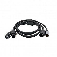 STAGE4 LightLink DUO T2 комбинированный DMX-силовой кабель 2 м