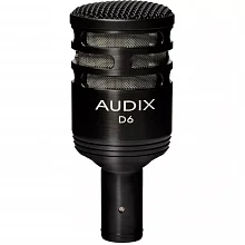 Audix D6 басовый микрофон, динамический капсюль, кардиоидная диаграмма, 144 дБ