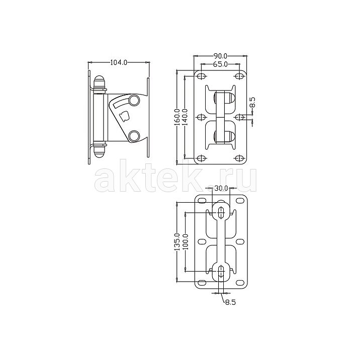 FDB Audio WB4-WH White настенное крепление для акустических систем