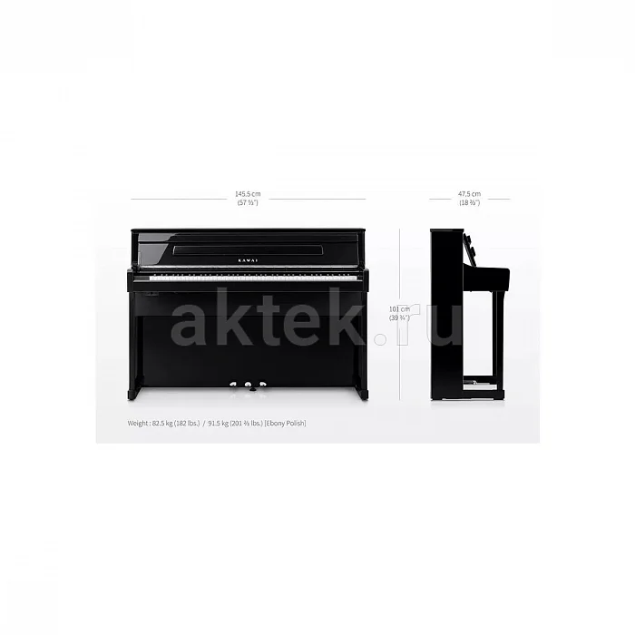 Kawai CA901 B цифровое пианино, 88 клавиш, 256 голосов 3