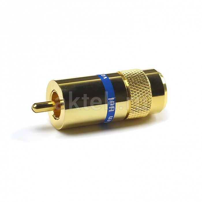 Van den Hul C-12.0 Gold/Blue RCA-разъём, позолоченный, для аудиокабеля