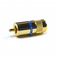 Van den Hul C-12.0 Gold/Blue RCA-разъём, позолоченный, для аудиокабеля