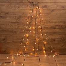 Елочная гирлянда с кольцом NEON-NIGHT 105x5,5 Вт LED 1,5м теплый белый