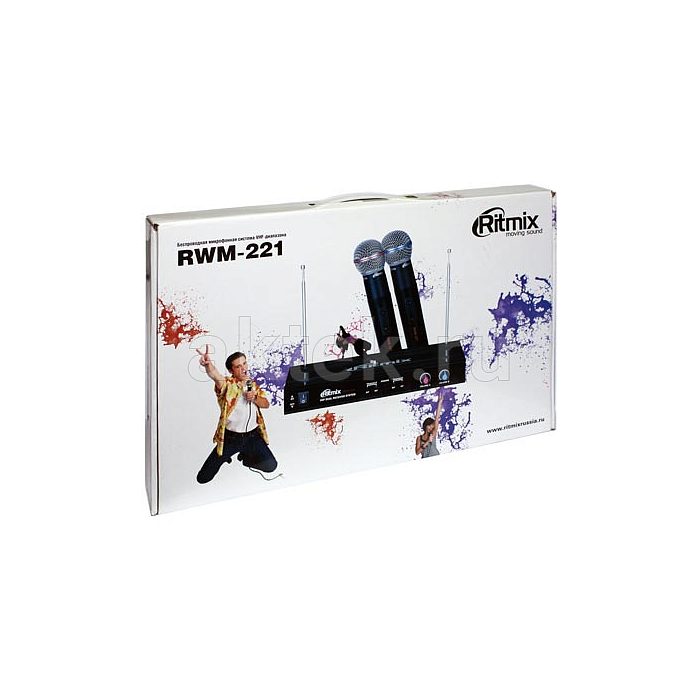 Радиомикрофон RITMIX RWM-221 black 4