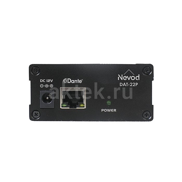 NEVOD DAT-22P сетевой аудиоконвертер Dante/AES67, 2 входа, 2 выхода 3