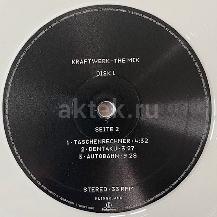Виниловая пластинка KRAFTWERK - MIX WHITE VINYL 12" 5