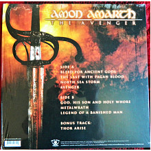 Виниловая пластинка AMON AMARTH - THE AVENGER 180 GRAM BLACK VINYL 12" 2