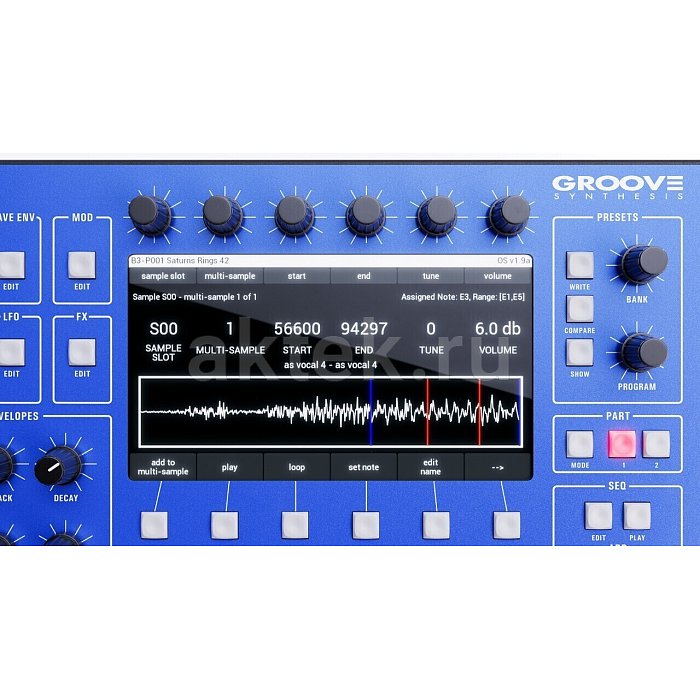 Синтезатор Groove Synthesis 3rd Wave 8M Desktop Module 7
