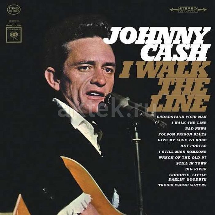 Виниловая пластинка JOHNNY CASH - I WALK THE LINE 180 GRAM BLACK VINYL 12"
