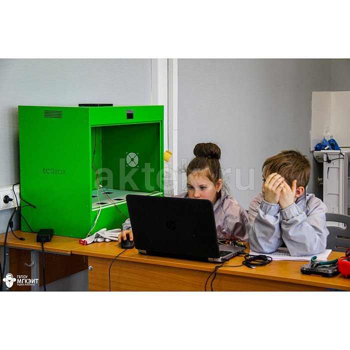АГРОАСПЕКТ ECOBOX ED учебная гидропонная агролаборатория 80Вт LED 8