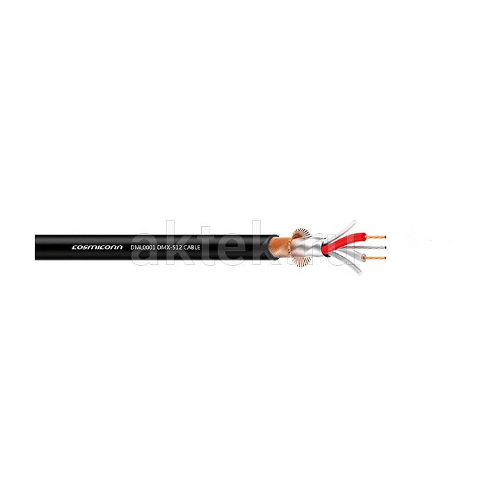 COSMICONN DM0001A-0-100 кабель DMX 512, 100 м, 2×0,22 мм²