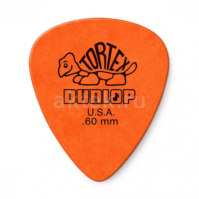 Dunlop 418P060 Tortex Standard медиаторы, 0,6 мм, 12 шт