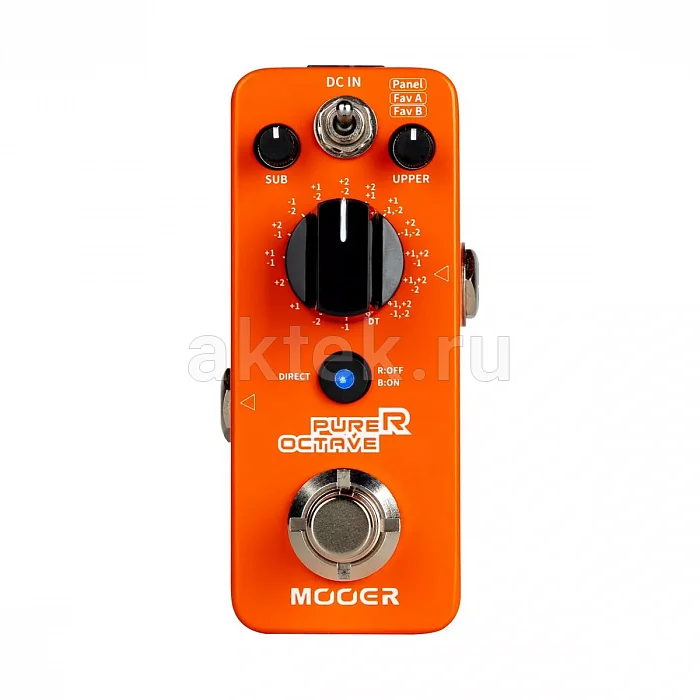 Mooer Pure Octave (MOC4) педаль октавера, 15 режимов