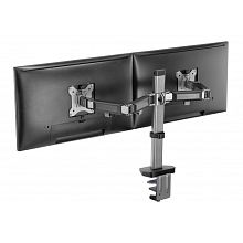 Exell EXi-MA42 Silver кронштейн двух мониторов 17–32″ VESA 100×100 9кг 2