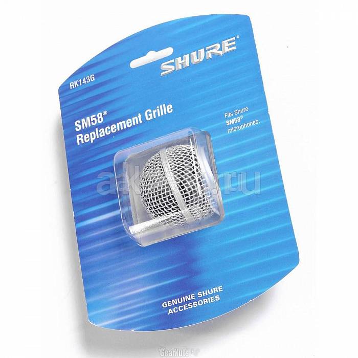 Сетка защитная для микрофонов SM58 SHURE RK143G 3